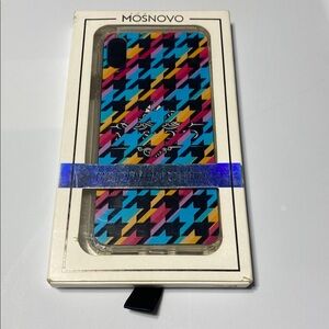 MOSNOVO iPhone XS Max Case Clear Retro Design Shock Absorbing Bumper Cover New
